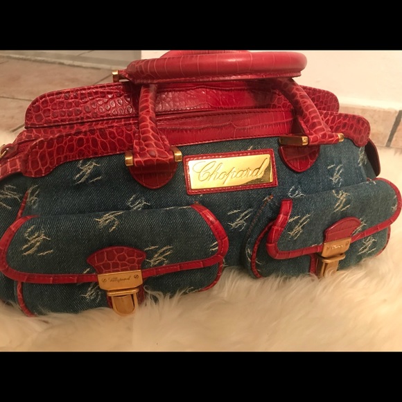CHOPARD authentic blue jean handbag - Picture 2 of 8
